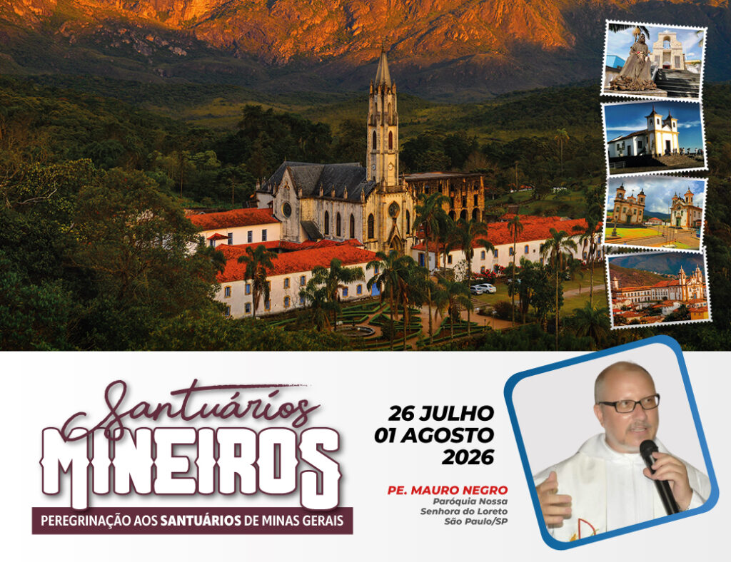 Peregrinação aos Santuários Mineiros com Pe. Mauro Negro