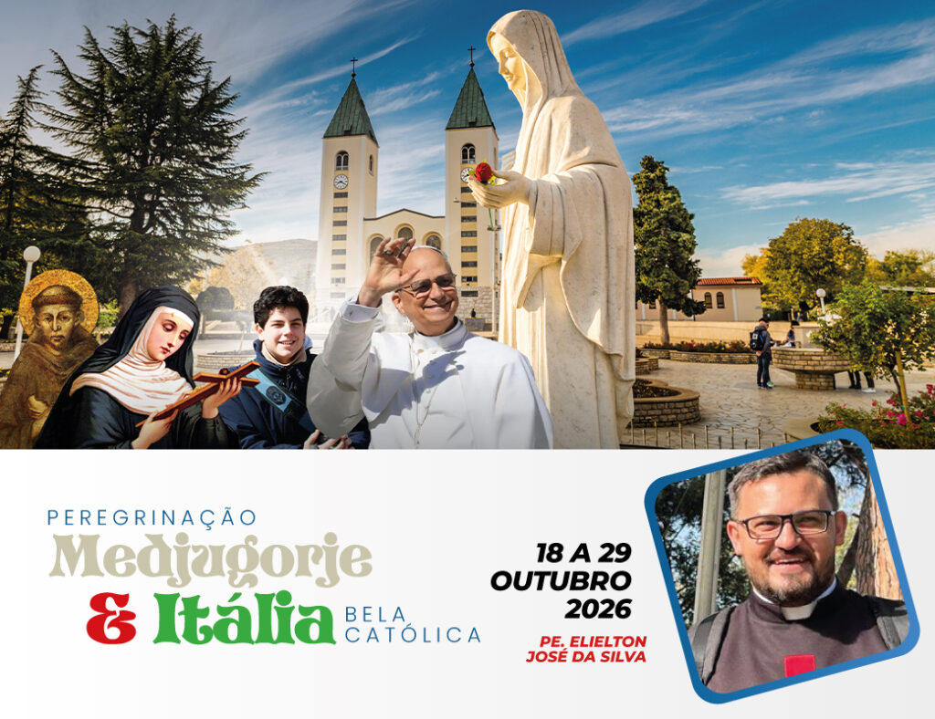 Peregrinação a Medjugorje e Itália Bela e Católica com Pe. Elielton