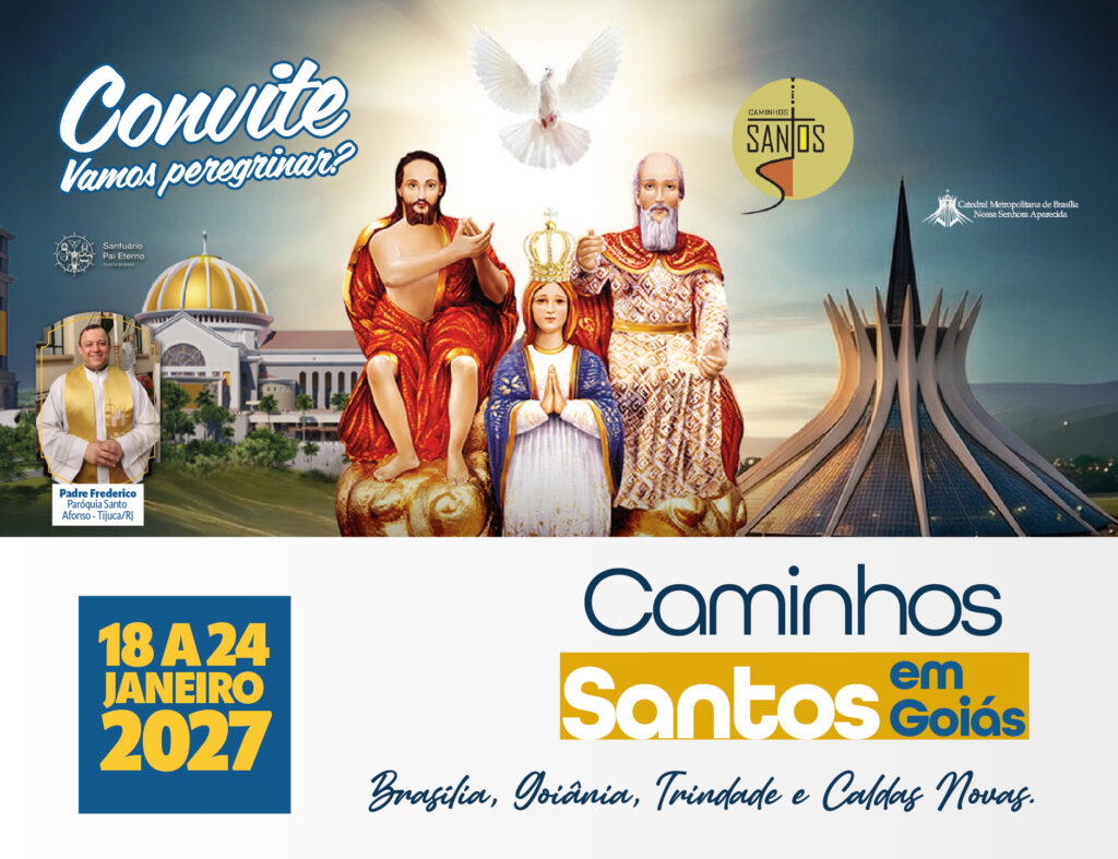 Peregrinação aos Caminhos da Fé em Goiás com Pe. Frederico