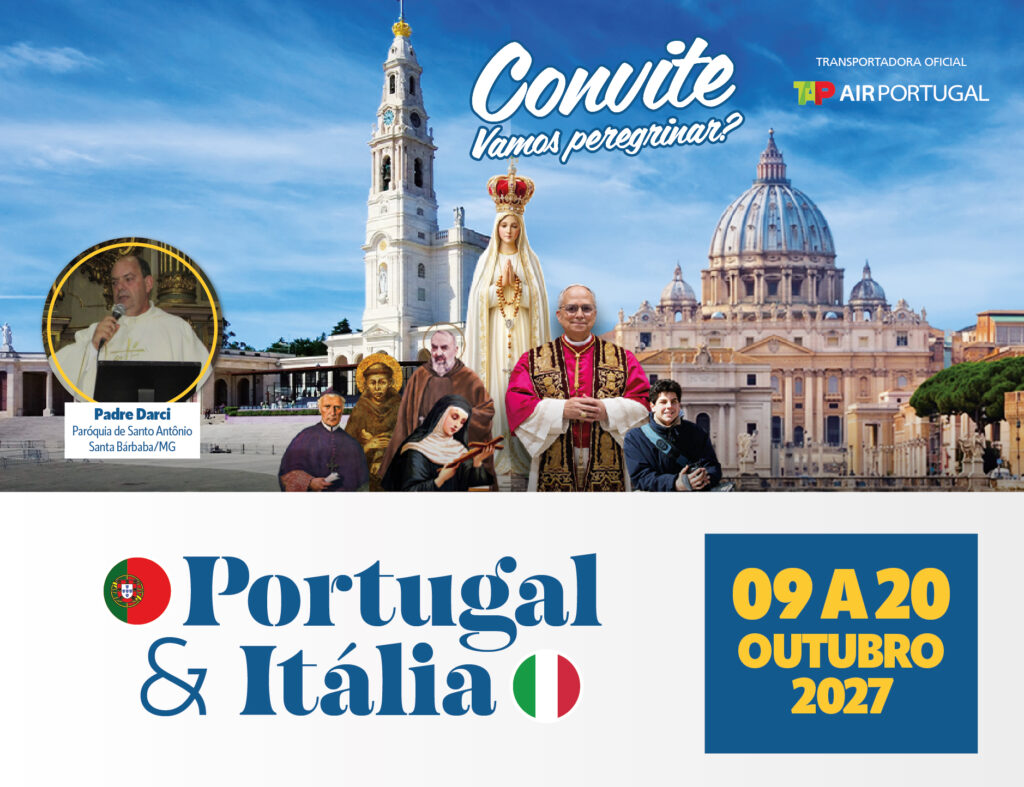 Peregrinação a Itália e Portugal com Pe. Darci
